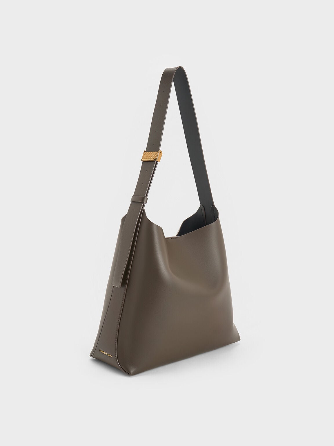 CHARLES & KEITH Latest | Edna Tote Bag - Dark Moss