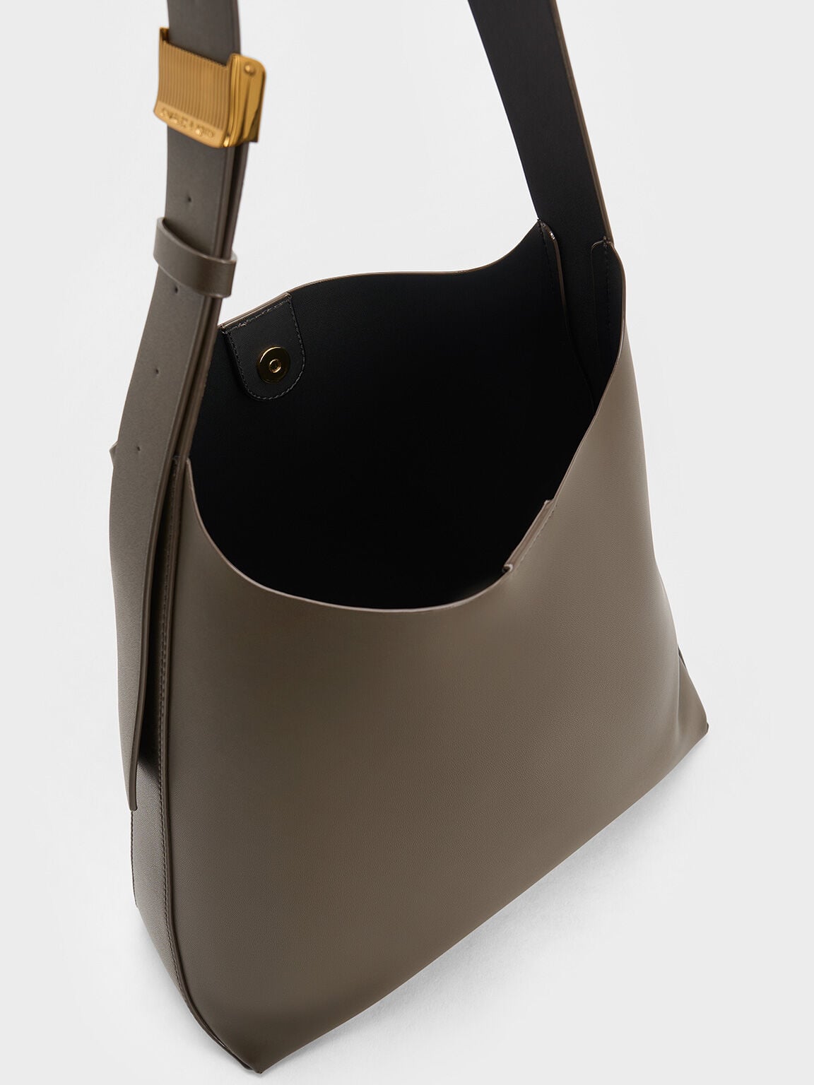 CHARLES & KEITH Latest | Edna Tote Bag - Dark Moss