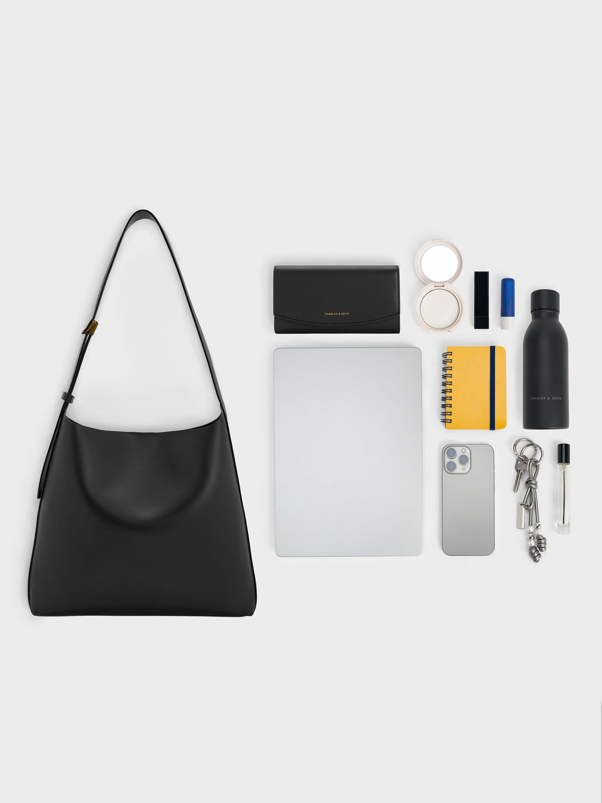 CHARLES & KEITH Smart Buy | Edna Tote Bag - Black