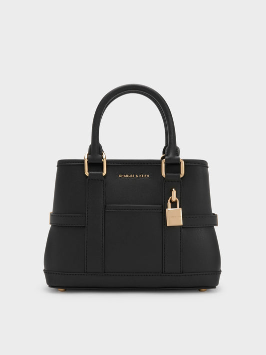 CHARLES & KEITH Deals | Mini Scottie Tote Bag - Black