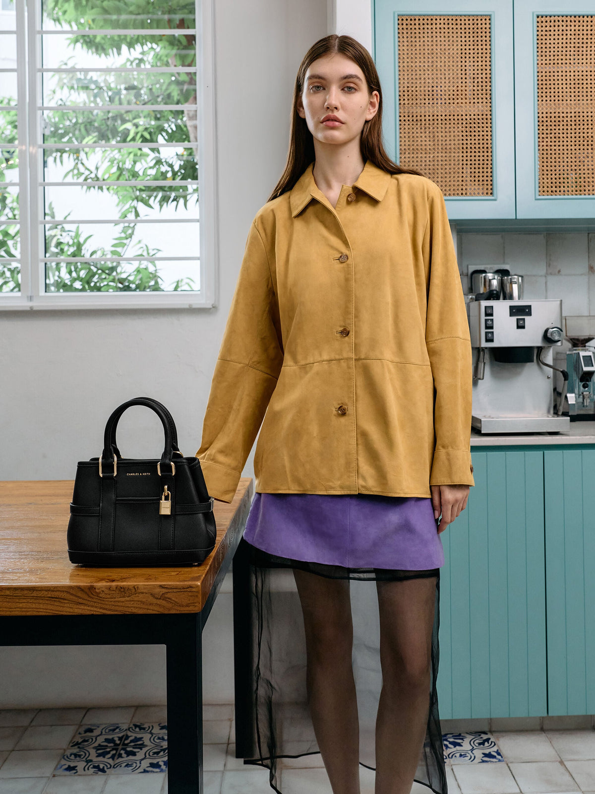 CHARLES & KEITH Deals | Mini Scottie Tote Bag - Black