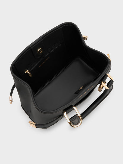 CHARLES & KEITH Deals | Mini Scottie Tote Bag - Black