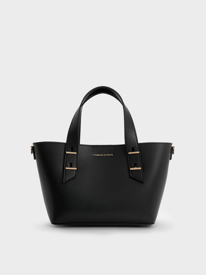 CHARLES & KEITH Trending | Mini Shania Tote Bag - Black