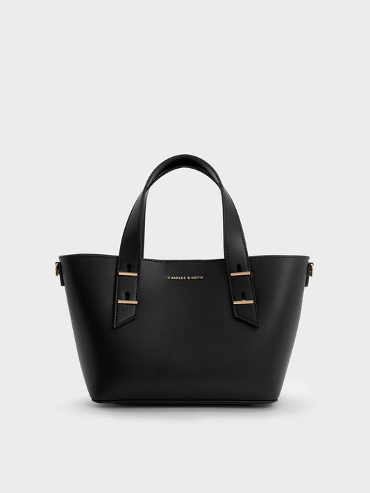 CHARLES & KEITH Trending | Mini Shania Tote Bag - Black