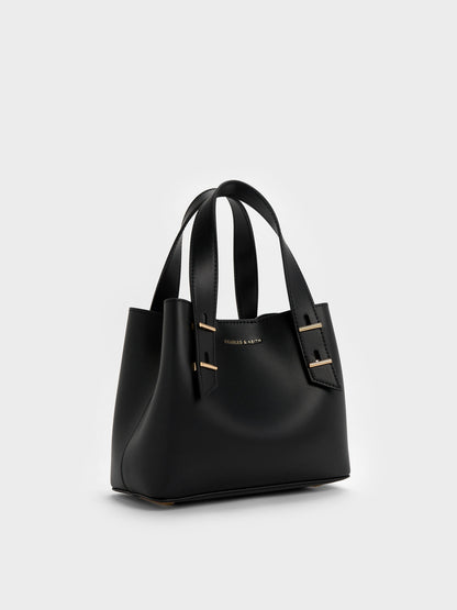 CHARLES & KEITH Trending | Mini Shania Tote Bag - Black