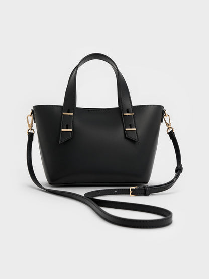 CHARLES & KEITH Trending | Mini Shania Tote Bag - Black