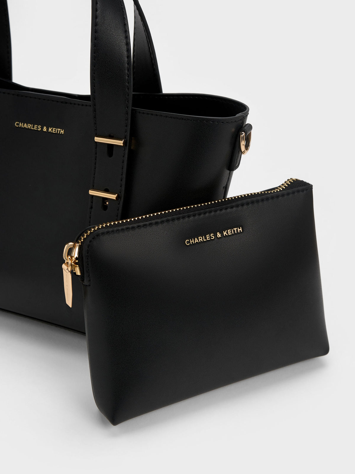 CHARLES & KEITH Trending | Mini Shania Tote Bag - Black