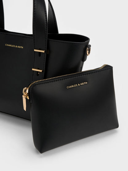 CHARLES & KEITH Trending | Mini Shania Tote Bag - Black