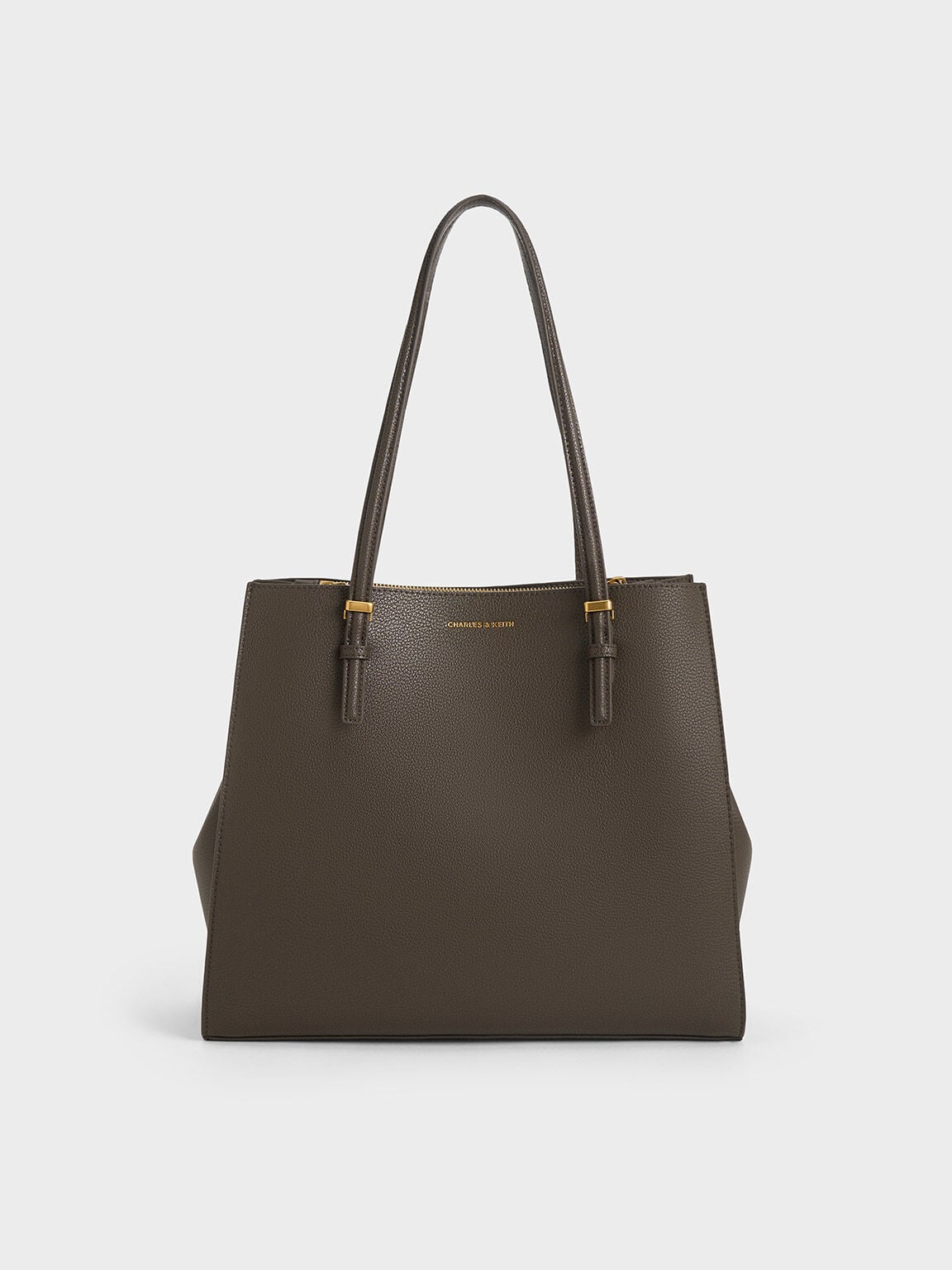 CHARLES & KEITH Value | Sansa Tote Bag - Dark Moss