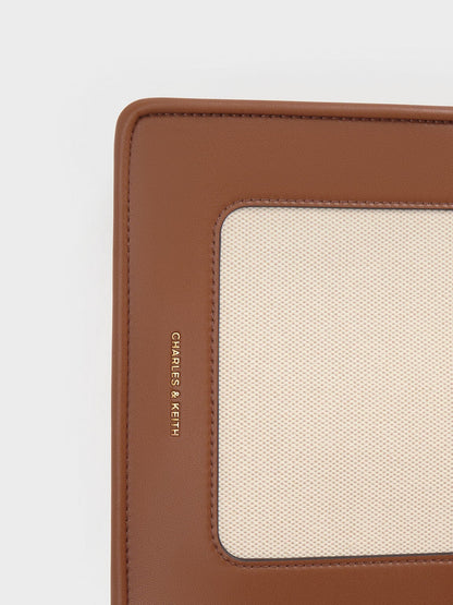 CHARLES & KEITH Special Offer | Mini Daylla Canvas Tote Bag - Tan