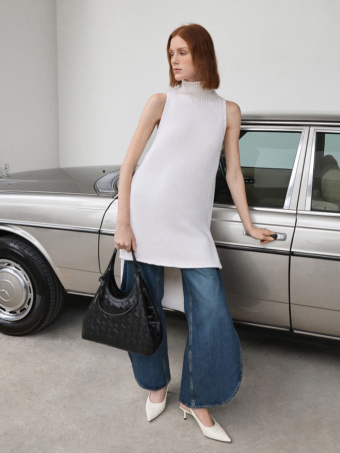 CHARLES & KEITH Trending | Ivette Woven Tote Bag - Noir