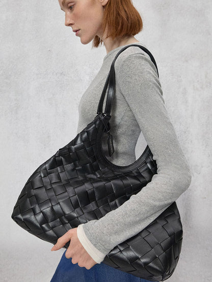 CHARLES & KEITH Trending | Ivette Woven Tote Bag - Noir