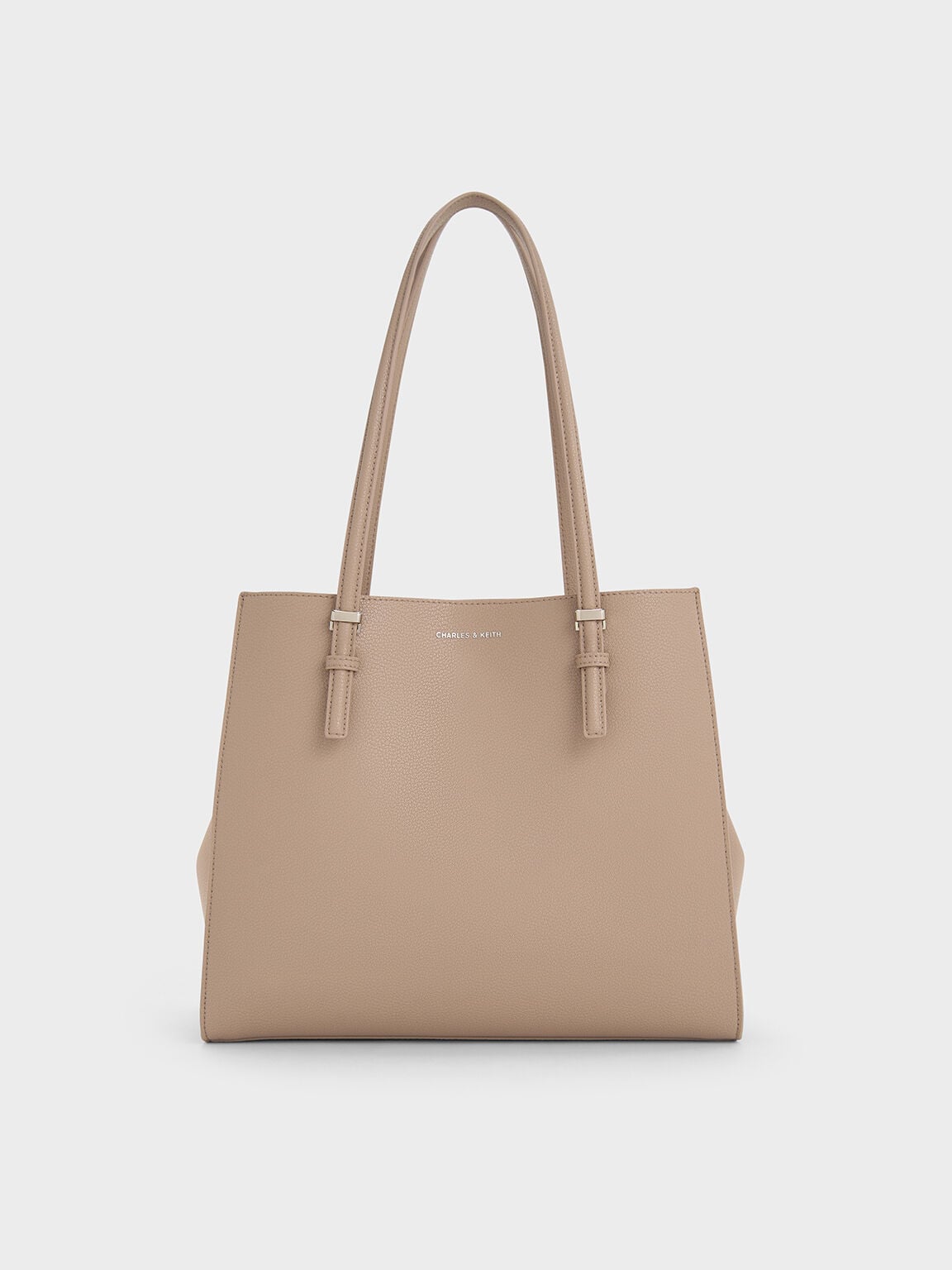 CHARLES & KEITH Discount | Sansa Tote Bag - Taupe