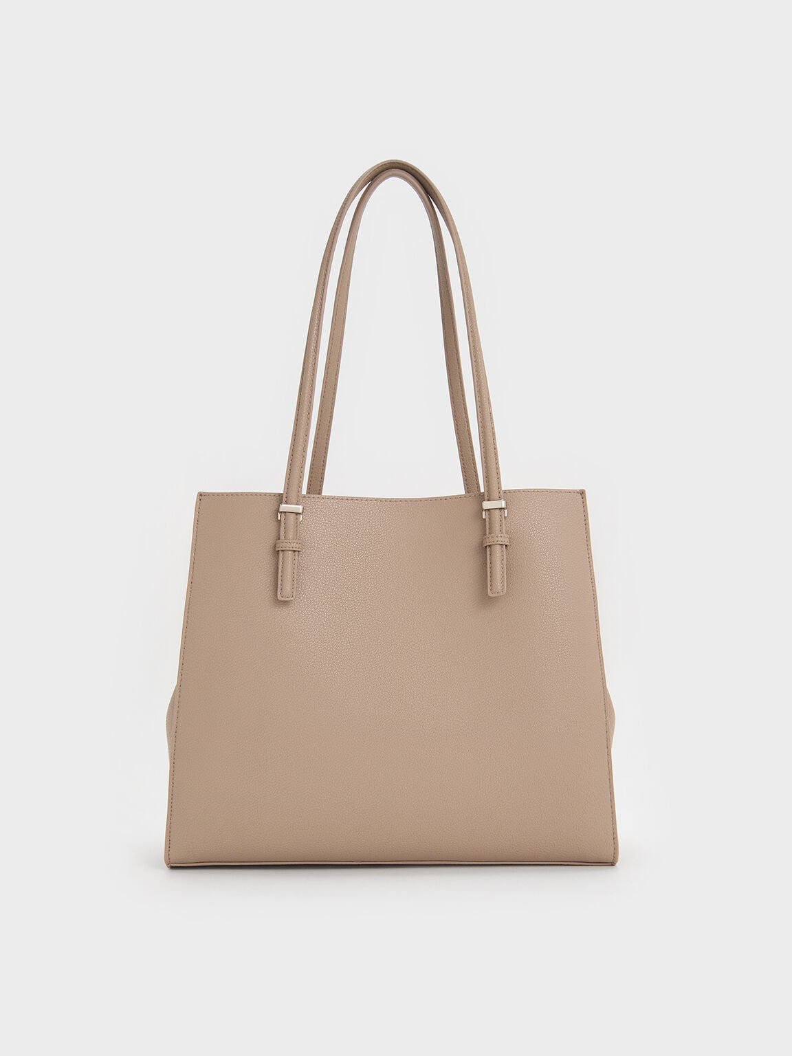 CHARLES & KEITH Discount | Sansa Tote Bag - Taupe