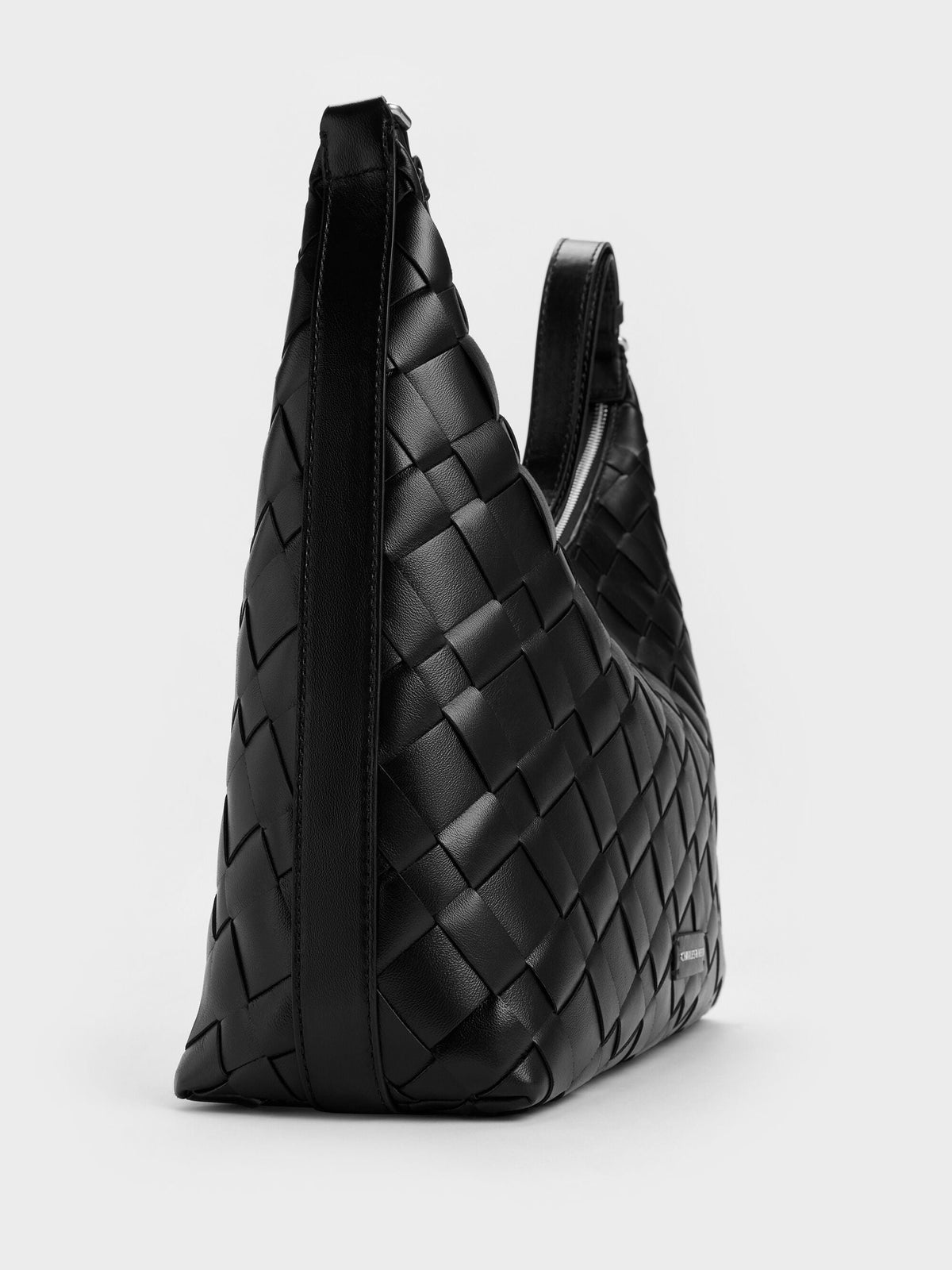 CHARLES & KEITH Discount | Ivette Woven Tassel Hobo Bag - Noir