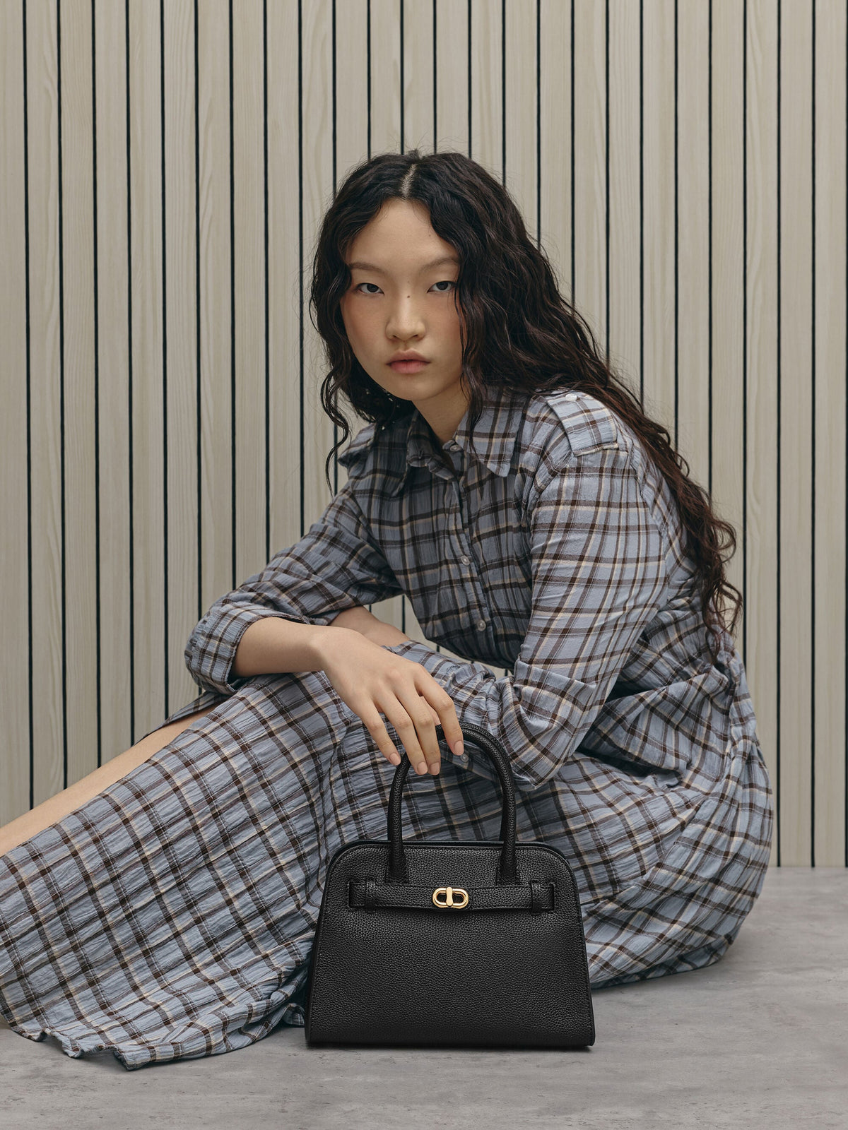 CHARLES & KEITH Trusted | Aubrielle Belted Tote Bag - Black