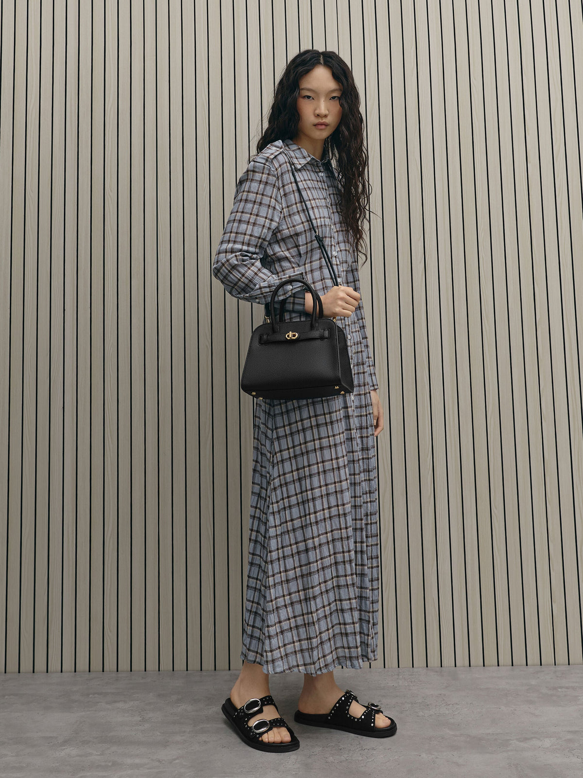 CHARLES & KEITH Trusted | Aubrielle Belted Tote Bag - Black
