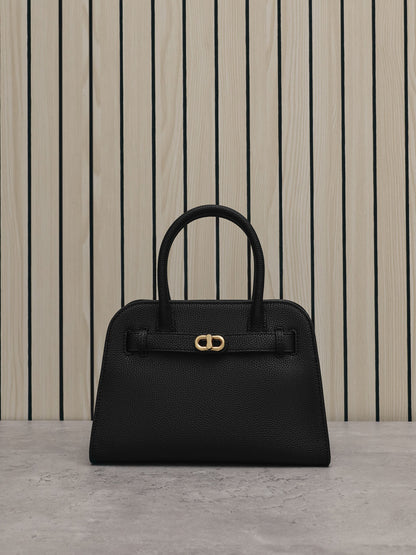 CHARLES & KEITH Trusted | Aubrielle Belted Tote Bag - Black