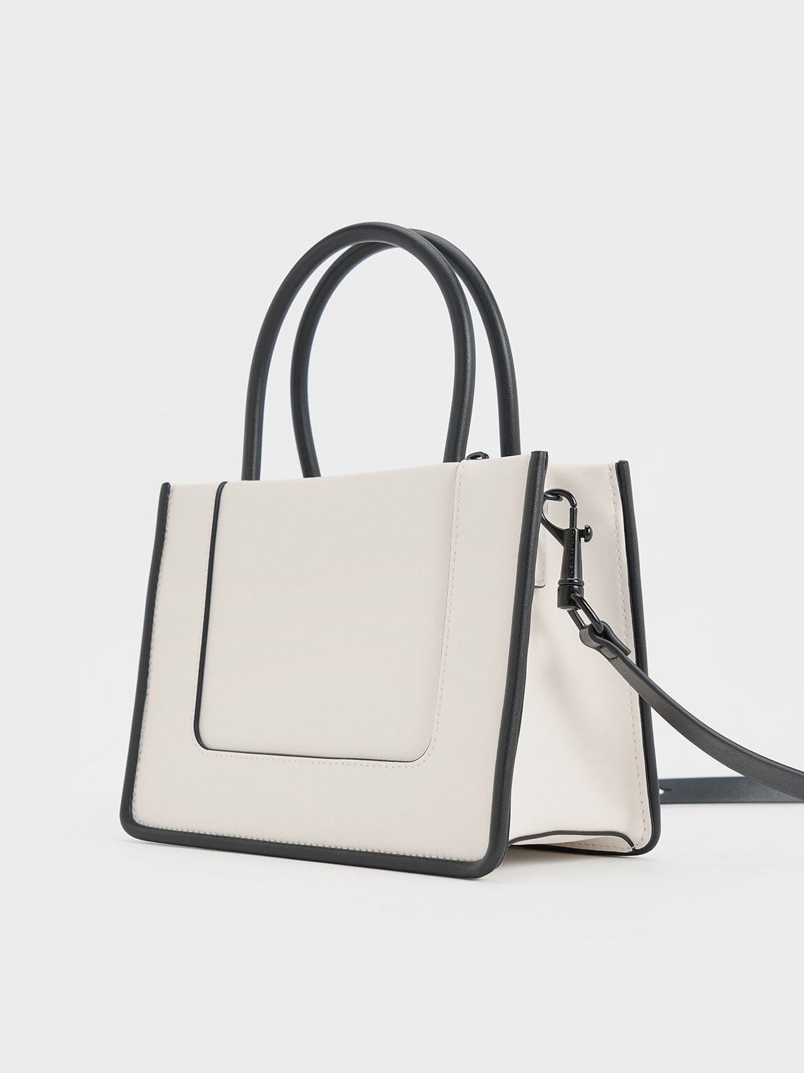 CHARLES & KEITH Exclusive | Mini Daylla Tote Bag - Cream