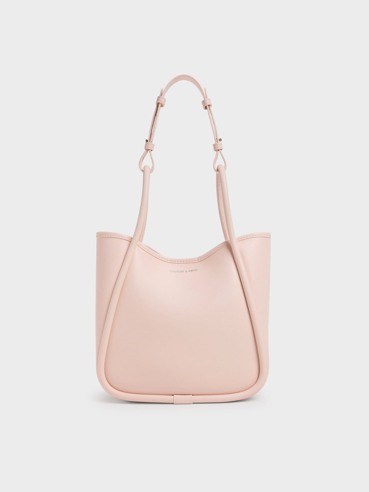 CHARLES & KEITH Exclusive | Mini Lyla Tubular Tote Bag - Soft Pink