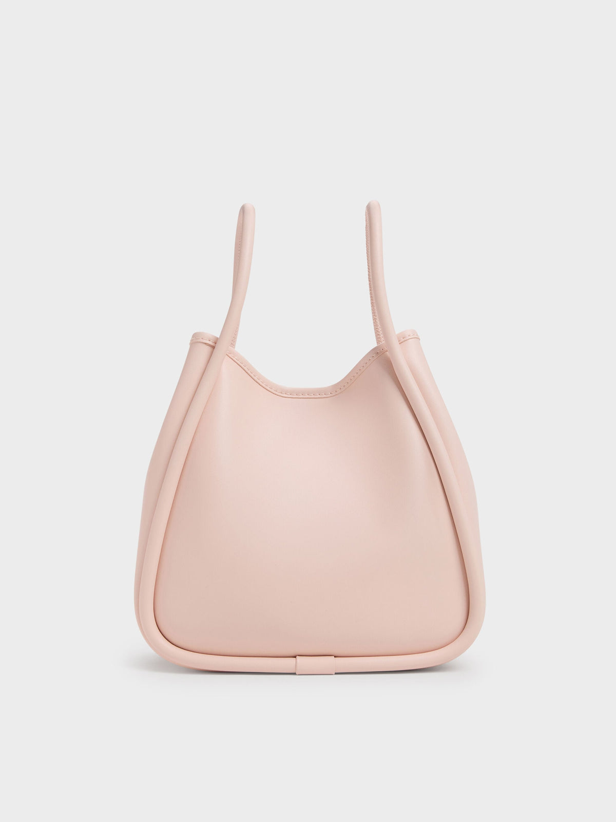 CHARLES & KEITH Exclusive | Mini Lyla Tubular Tote Bag - Soft Pink