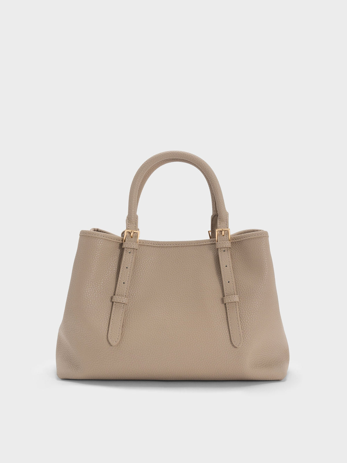 CHARLES & KEITH Trending | Baral Bead-Charm Tote Bag - Taupe