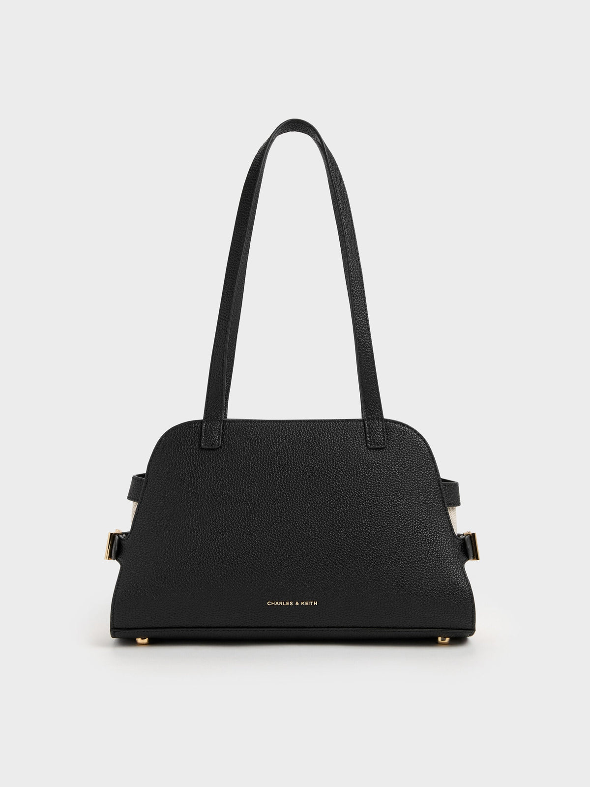 CHARLES & KEITH Quality | Aubrielle Belted Shoulder Bag - Black