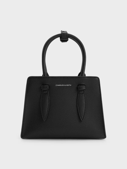 CHARLES & KEITH Discount | Allyn Structured Trapeze Tote Bag - Noir