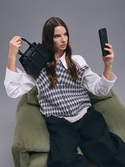 CHARLES & KEITH Discount | Allyn Structured Trapeze Tote Bag - Noir