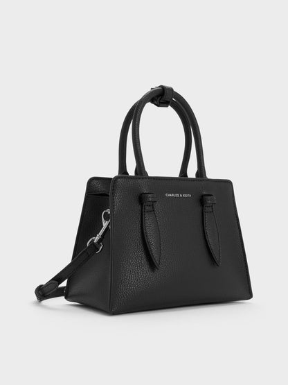 CHARLES & KEITH Discount | Allyn Structured Trapeze Tote Bag - Noir