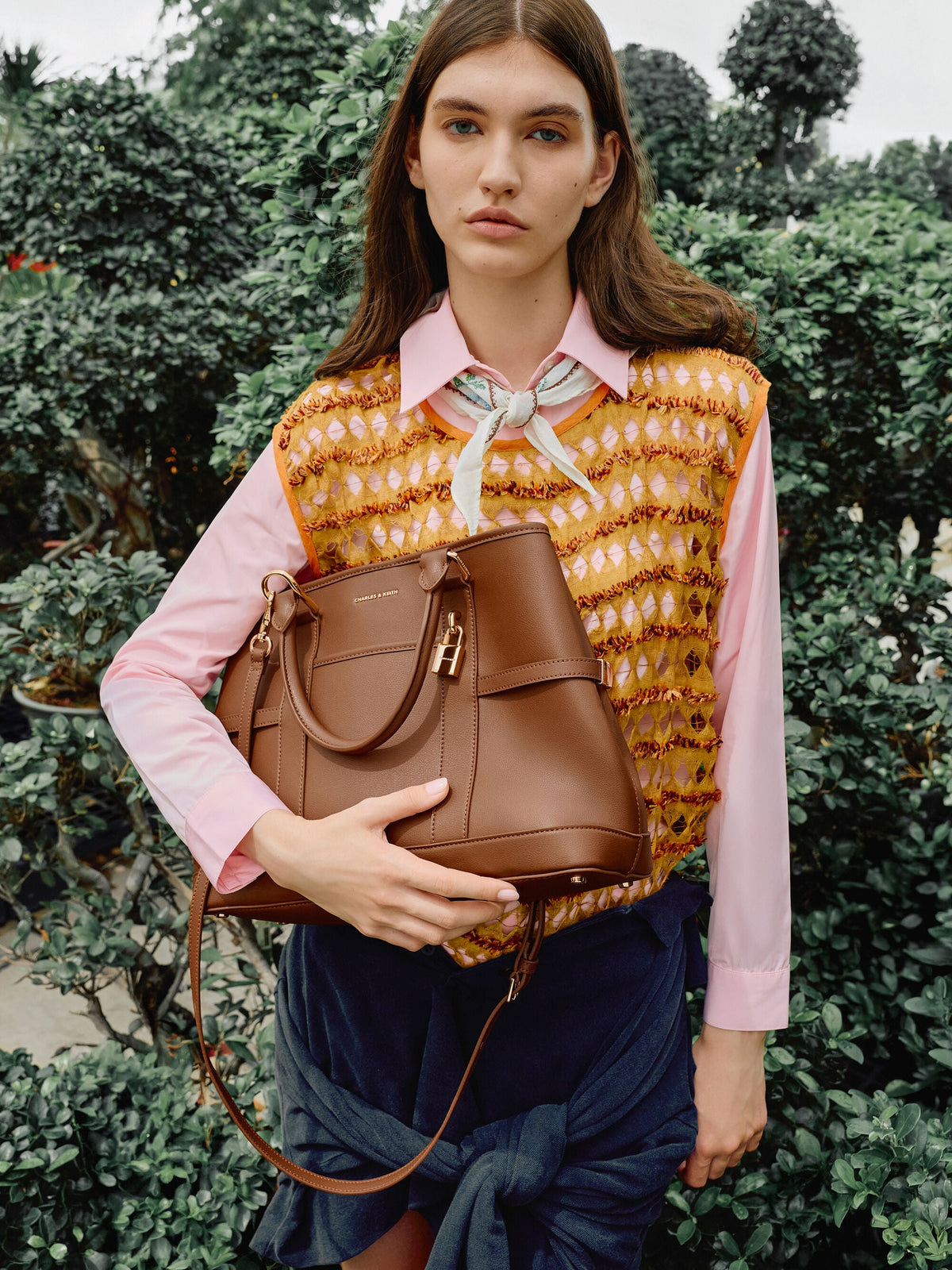 CHARLES & KEITH Best Price | Scottie Tote Bag - Chocolate