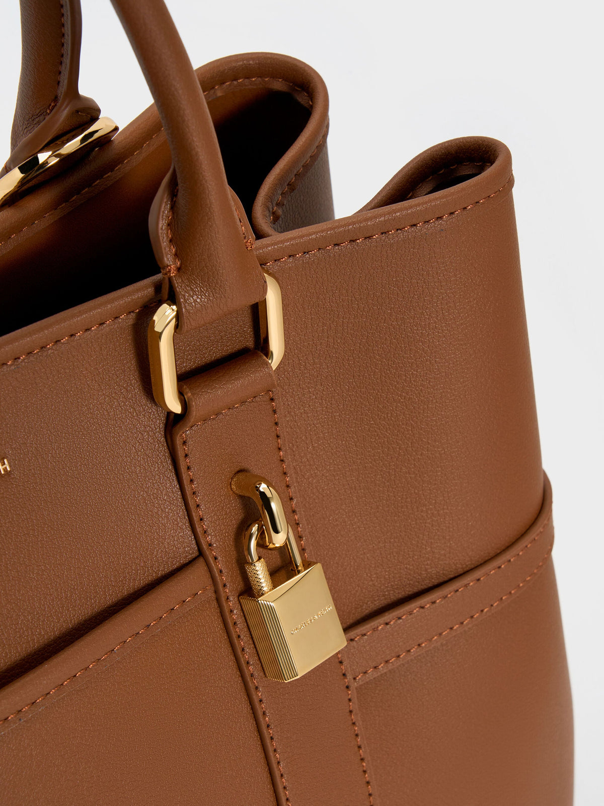 CHARLES & KEITH Best Price | Scottie Tote Bag - Chocolate