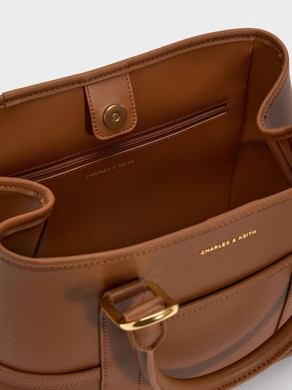CHARLES & KEITH Best Price | Scottie Tote Bag - Chocolate