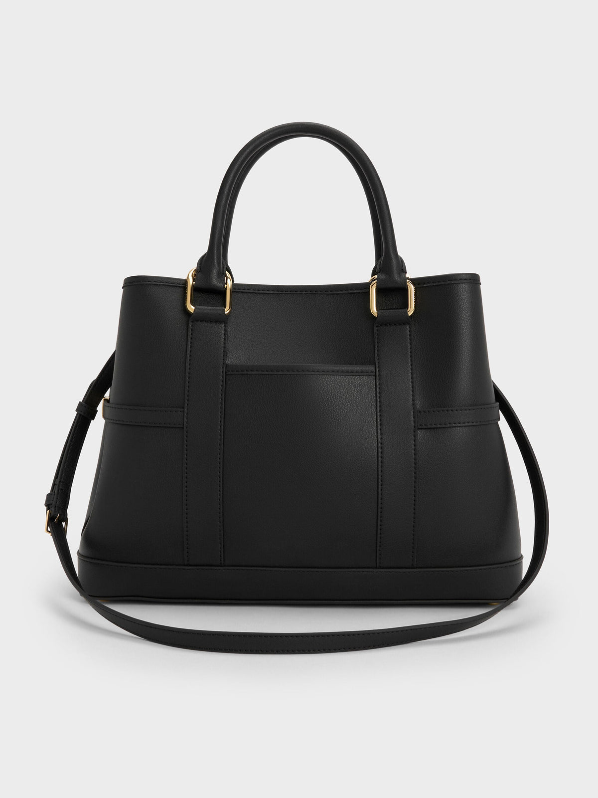 CHARLES & KEITH Value | Scottie Tote Bag - Black