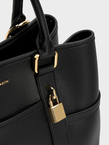 CHARLES & KEITH Value | Scottie Tote Bag - Black