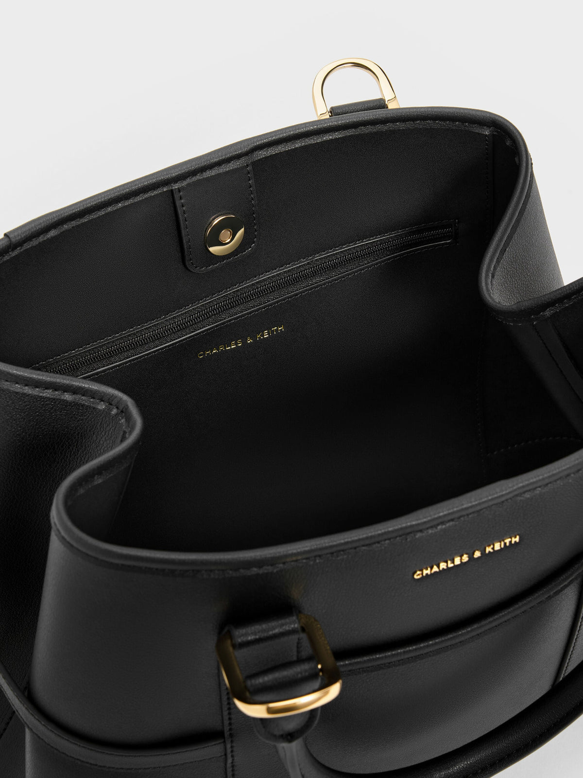 CHARLES & KEITH Value | Scottie Tote Bag - Black