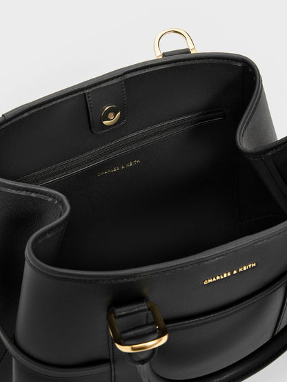 CHARLES & KEITH Value | Scottie Tote Bag - Black
