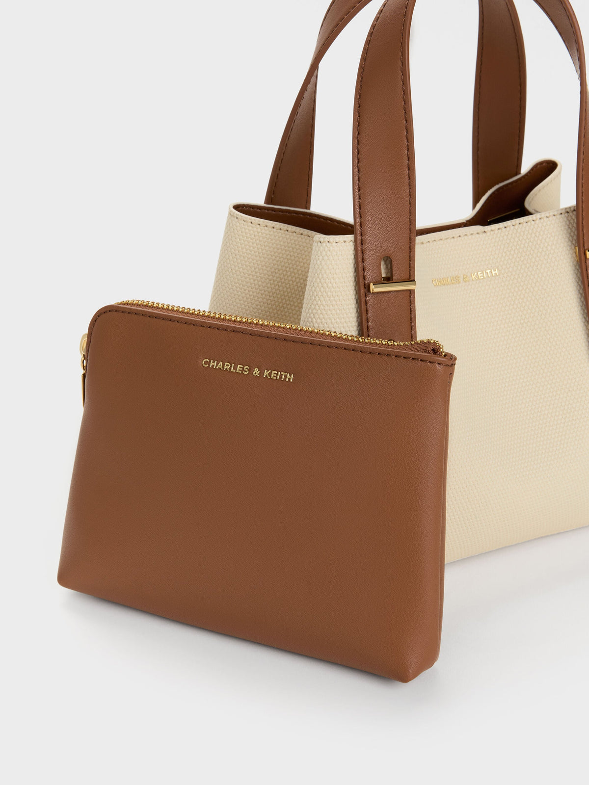 CHARLES & KEITH Deals | Mini Shania Canvas Tote Bag - Multi