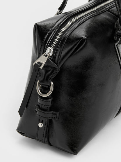 CHARLES & KEITH Latest | Fergie Bowling Bag - Noir
