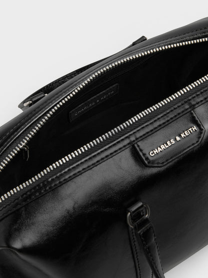 CHARLES & KEITH Latest | Fergie Bowling Bag - Noir