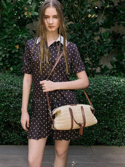 CHARLES & KEITH Latest | Fergie Woven Bowling Bag - Multi