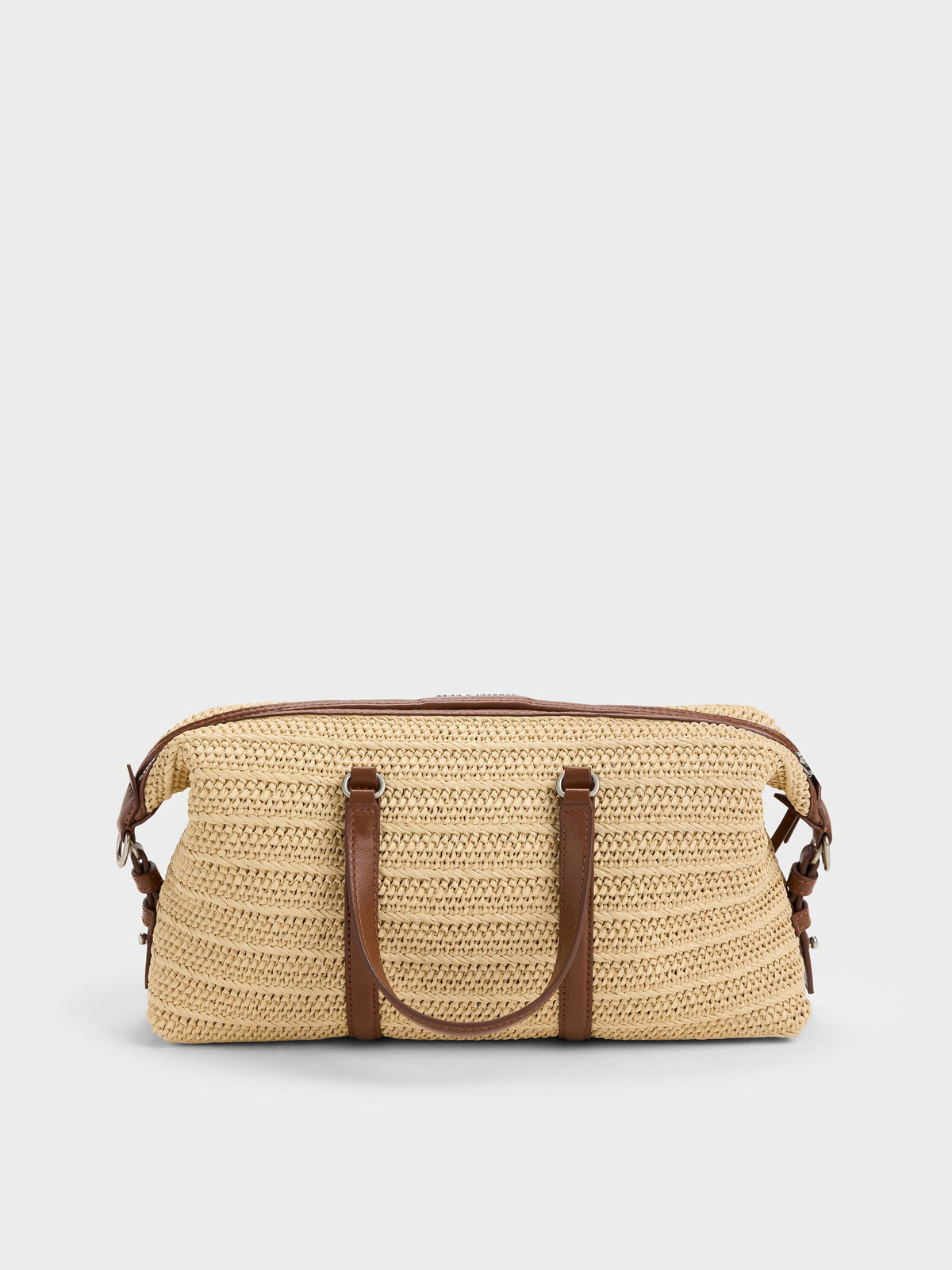 CHARLES & KEITH Latest | Fergie Woven Bowling Bag - Multi