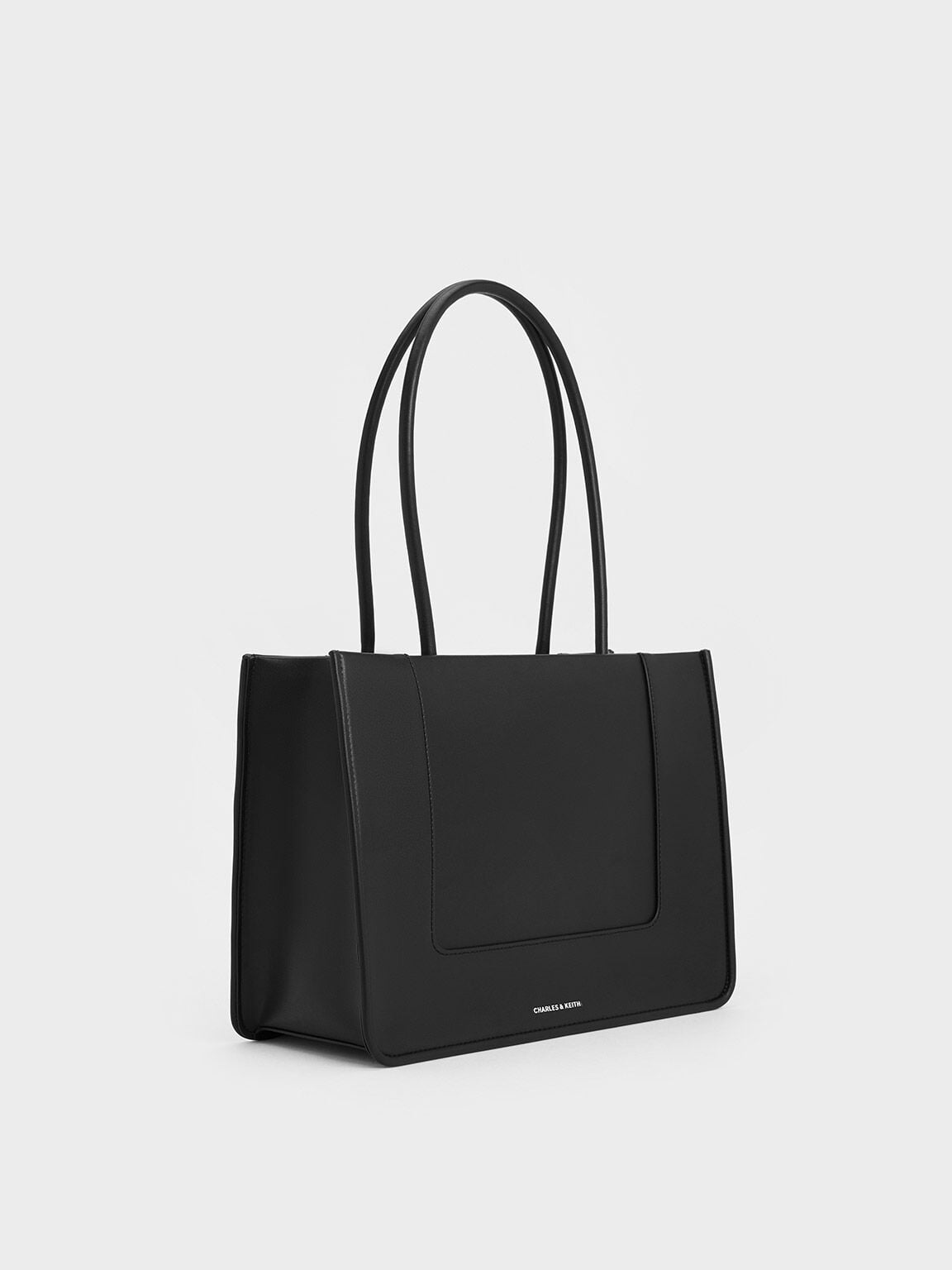 CHARLES & KEITH Signature | Daylla Tote Bag - Noir