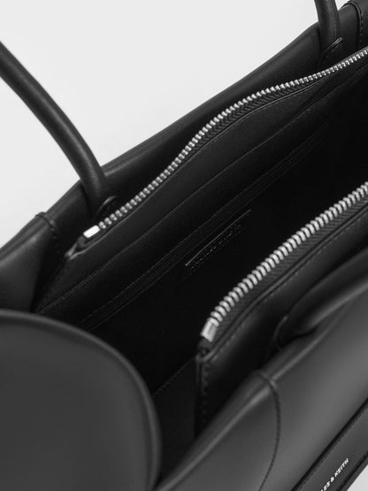CHARLES & KEITH Signature | Daylla Tote Bag - Noir