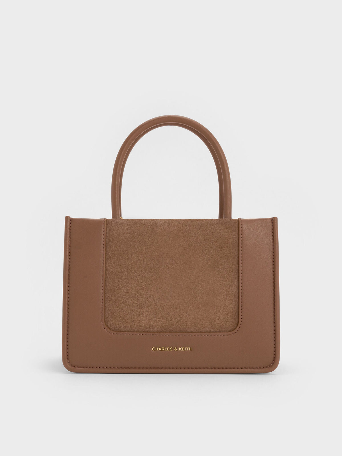 CHARLES & KEITH Hot Sale | Mini Daylla Tote Bag - Mocha Brown