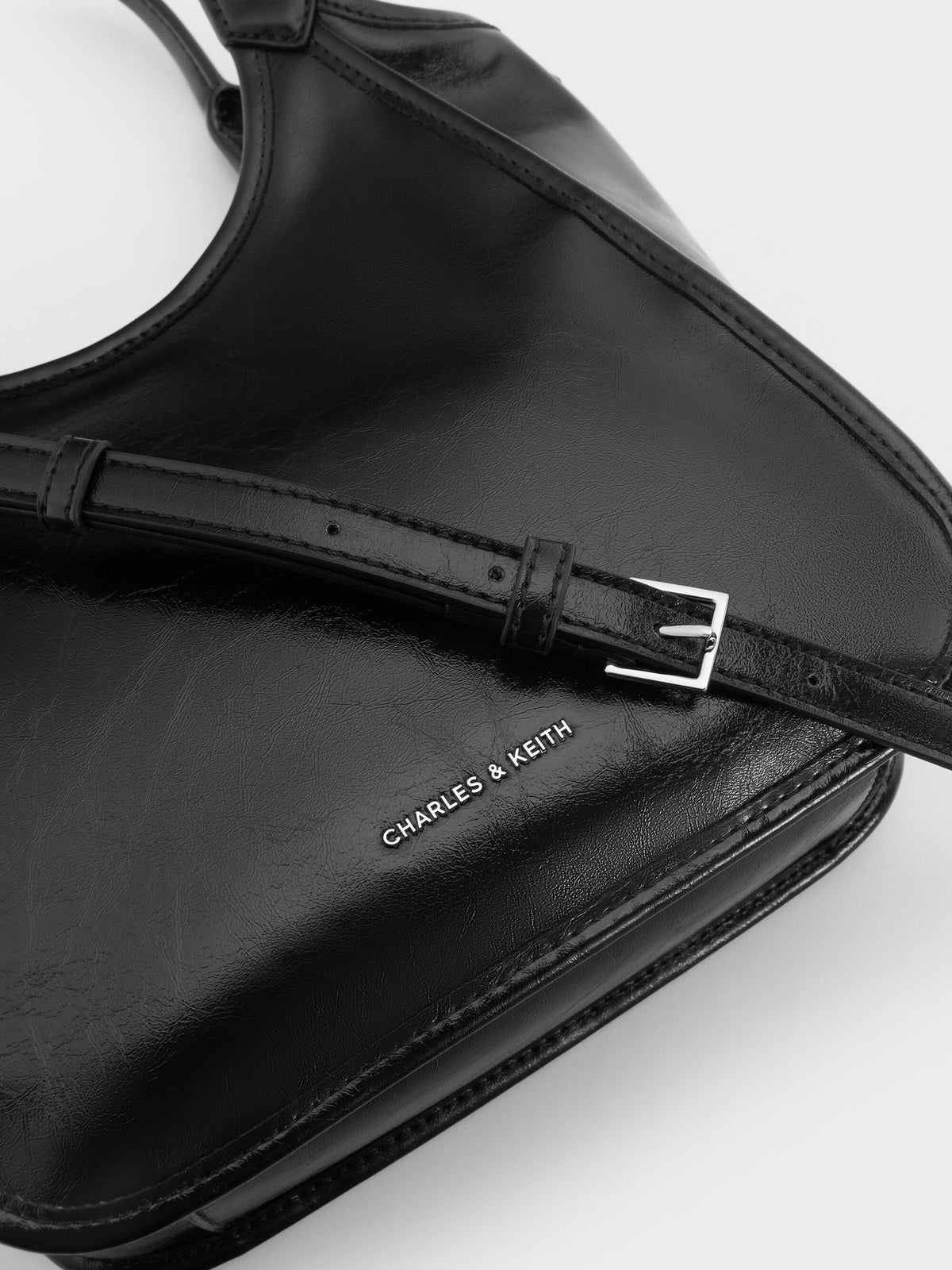 CHARLES & KEITH Top Pick | Mini Sianna Tote Bag - Noir