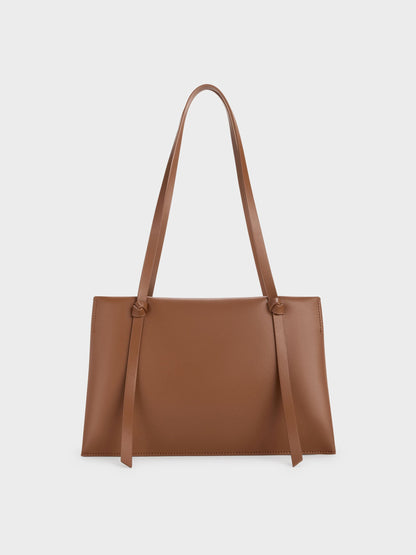 CHARLES & KEITH Best Price | Midori Geometric Tote Bag - Chocolate