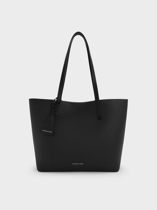 CHARLES & KEITH Trusted | Beryl Tote Bag - Noir