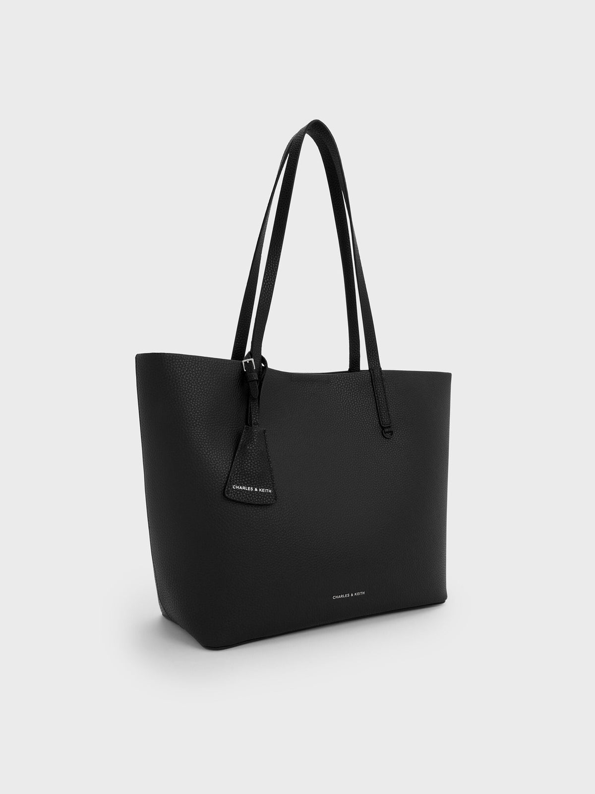 CHARLES & KEITH Trusted | Beryl Tote Bag - Noir