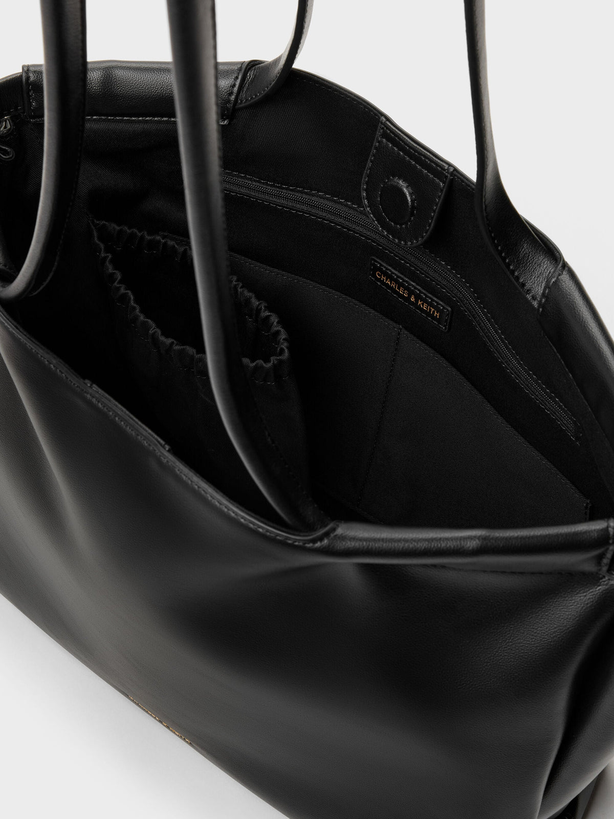 CHARLES & KEITH Special Offer | XL Zephyr Tassel Tote Bag - Black